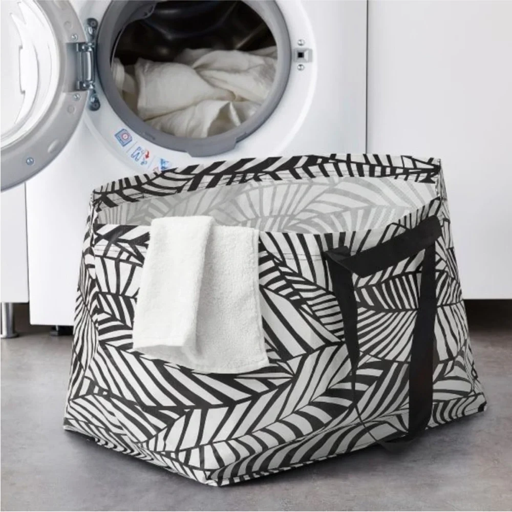 IKEA | SLUKIS NWT Frakta Shopping Bag Large Black White 